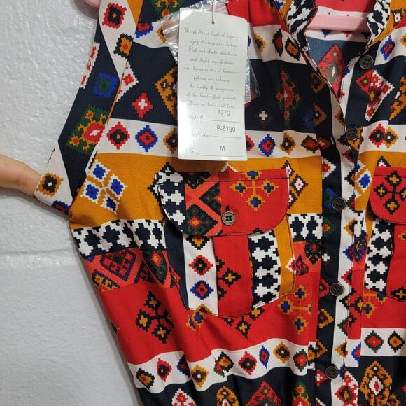 NWT Boho Fit and Flare Dress - Picture 7 of 12